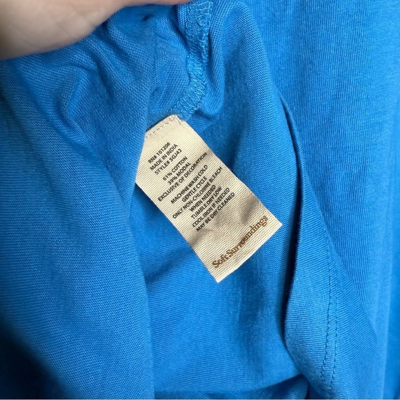 Soft Surrounding Blue Top with White Lace Detail Size 2X NWT - Picture 4 of 9